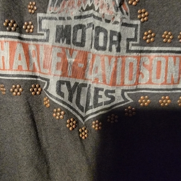 Women's Harley-Davidson Studded Distressed Eagle Size 2W 99124-19VW - Picture 3 of 6